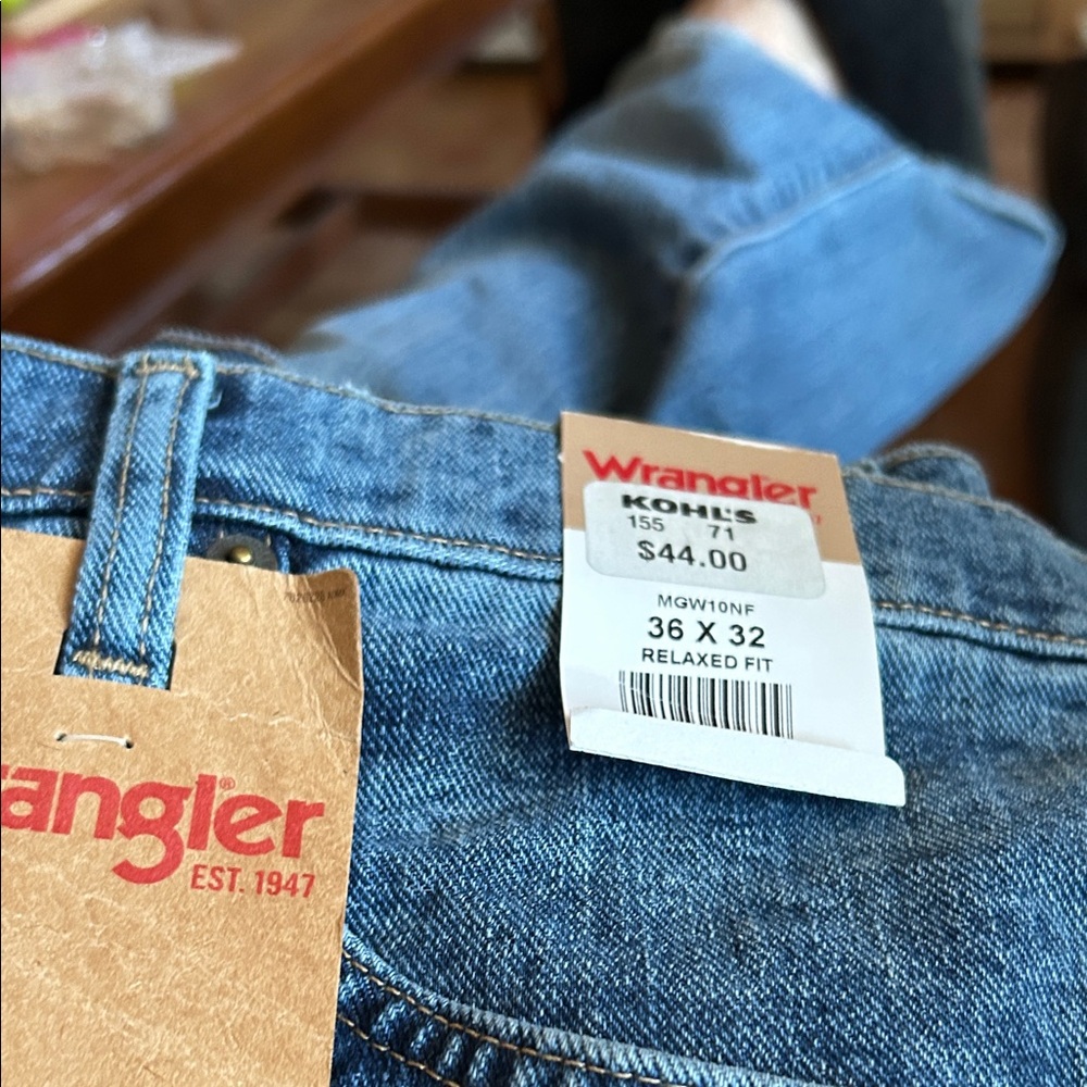 Wrangler Relaxed Fit Denim Jeans